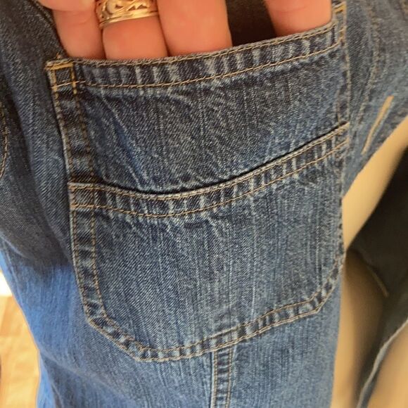 Columbia Jean Jacket blue denim button down medium pockets - Picture 12 of 16